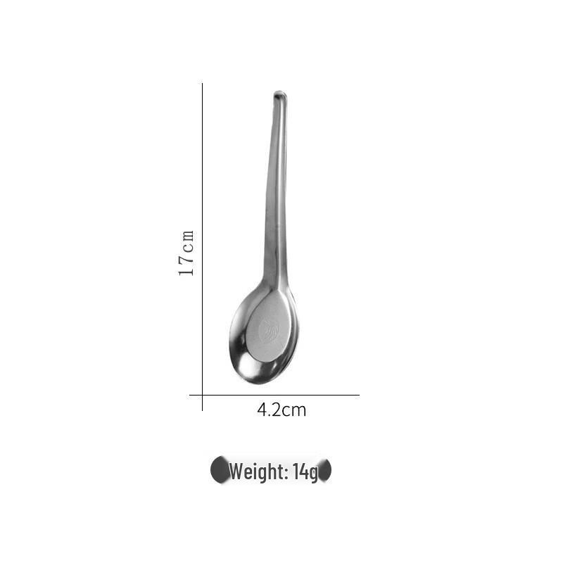 Changbaosen Stainless Steel Flat Bottom Soup Spoons