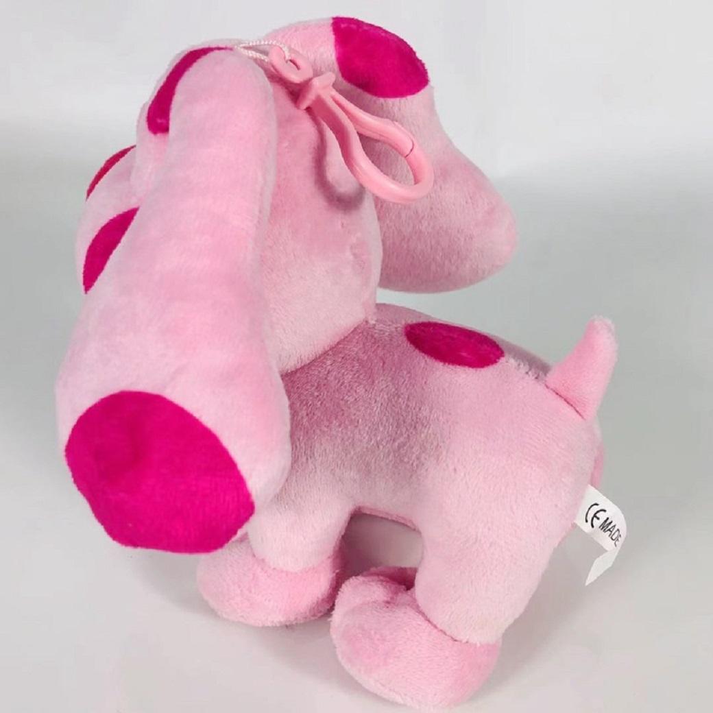 15-20cm Blue's Clues & You! Plüschtier mit Sitzsack, blau-rosa Hund, weiches Stofftier, niedliches Weihnachtsplüschtier, Geschenkidee für Kinder 15-20CM pink