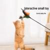 Interactive Seven-Color Feather & Bell Cat Teaser Toy Set with Long and Short Poles