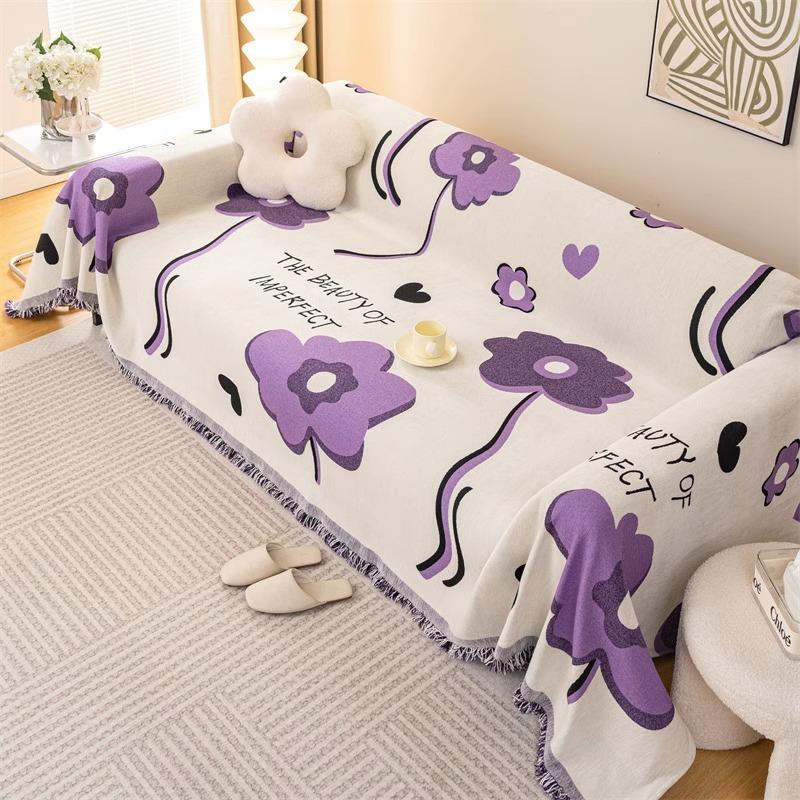 Chenille Thickened Sofa Cover Cloth All-Inclusive One-Piece Dustproof Cushion Four Seasons Universal Full Covered Oversized Sofa Towel