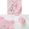 Girl Winter Sweater Set With Cotton Fabric For Middle Childhood Kids
