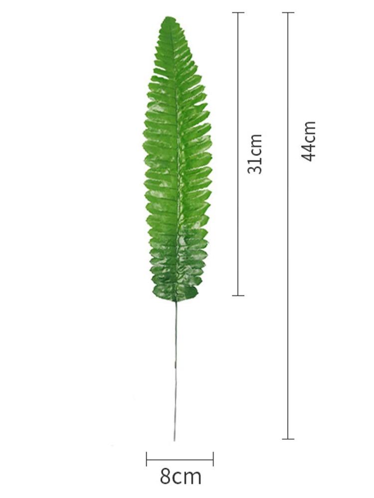 20 Pcs Artificial Shrubs Leaves Artificial  Persian Leaves Faux Shrubs Greenery Fake Plant for Home Garden Office Verandah Wedding Decor