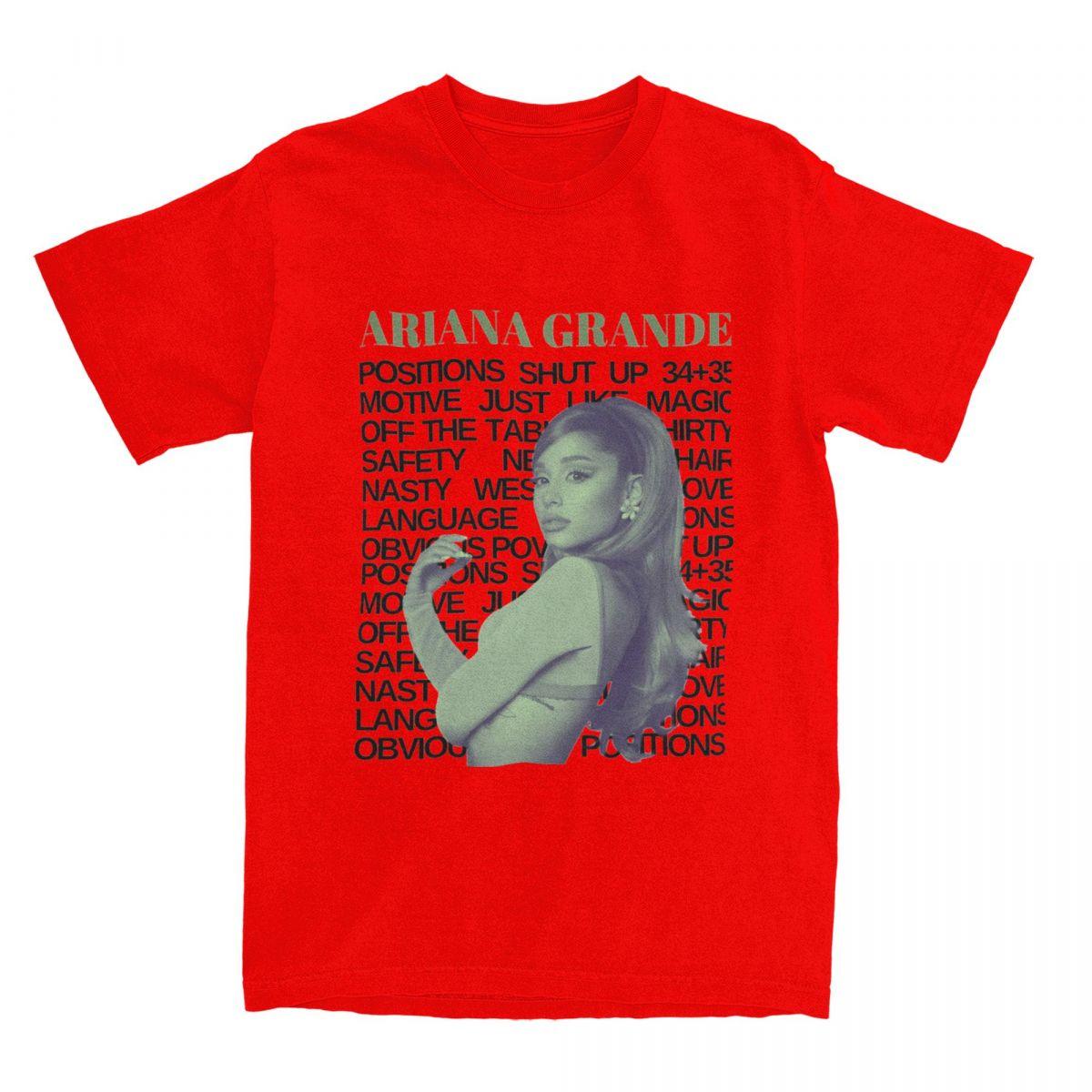

Ariana Grandes 2024 Music Tour TShirt Singer Hipster TShirts ShortSleeved Awesome Tops Summer Cotton Plus Size Tees S