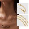Emanco Necklace Best-selling Upgraded Fashionable Lobster Buckle Adjustable Jewelry Chain Chain Women's Daily Casual Necklace