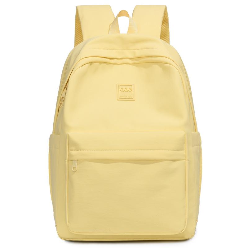 Schoolbag manufacturers wholesale 1011 new simple versatile backpack women's leisure junior high school college student schoolbag going out backpack