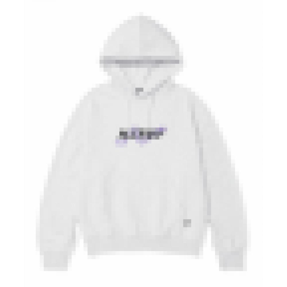 

NERDY Twinkle Taping Pullover Hoodie Melange White