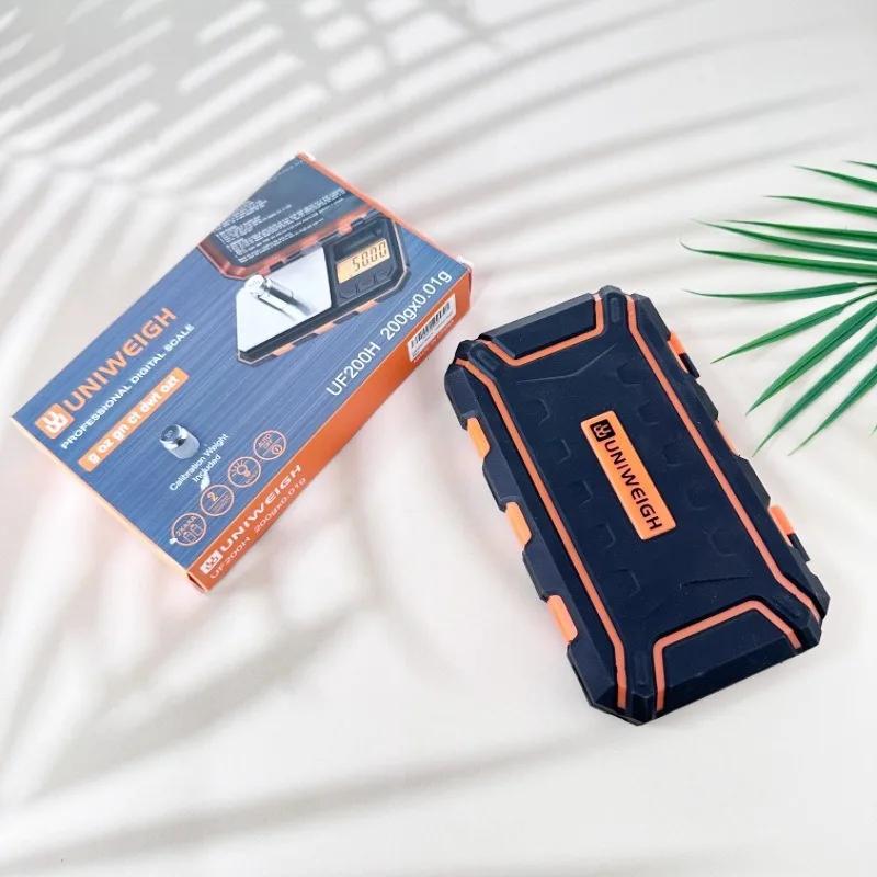 Digital Mini Scale 200g0.01g Pocket with 50g Calibration Weight Electronic Smart Kitchen for Food Tablets Jewelry Measuring Tool