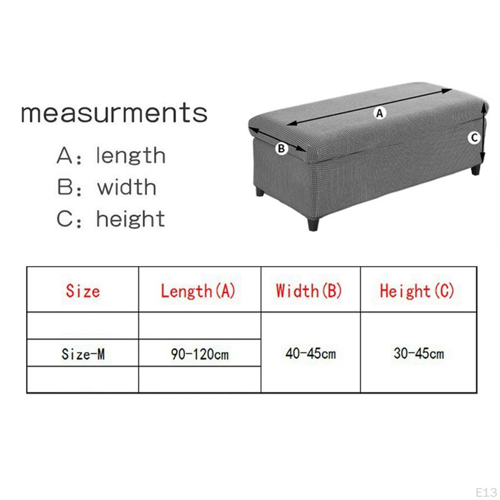 Modern Ottoman Cover for Storage Ottomans In Living