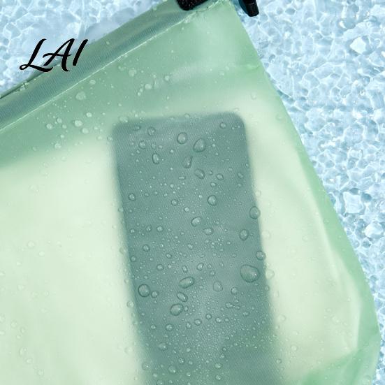 Handheld Swim Bag Swimming Storage Bag with Buckle Large Capacity Wet Clothes Nylon Drawstring Gym Organizer Waterproof Toiletries for Travel