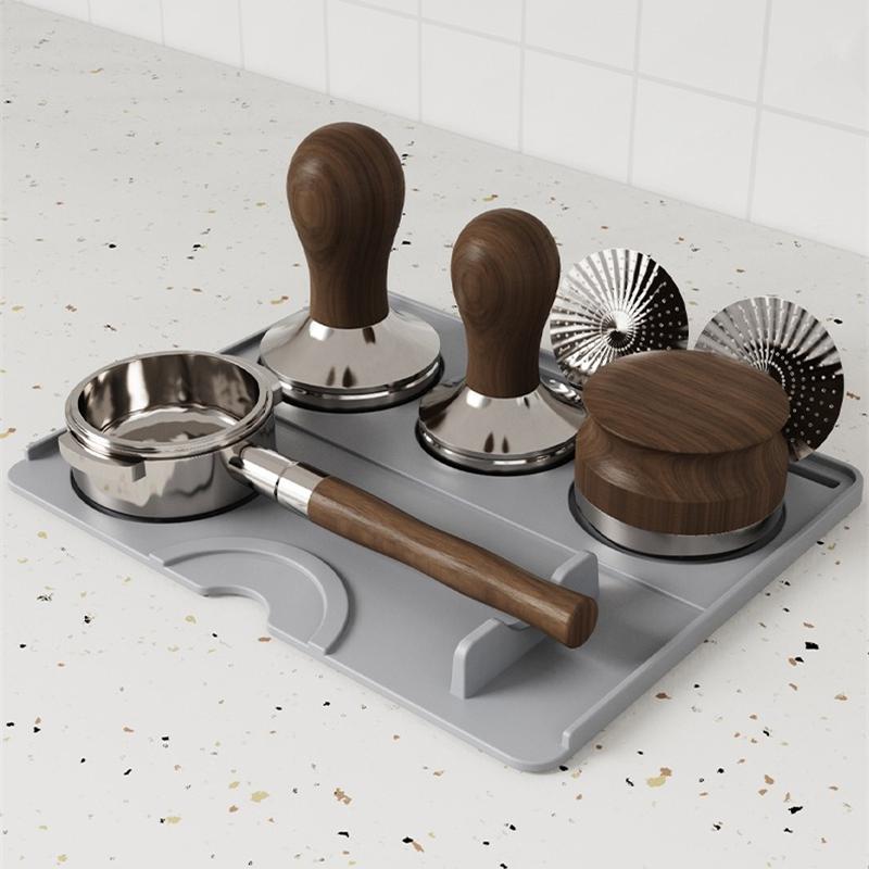 Nowa Mata do Tampera do Kawy Podkładka Silikonowa Ekspres do Espresso Bar Akcesoria do Kawy Kuchenny Ekspres do Espresso Narzędzie Podkładka Antypoślizgowa