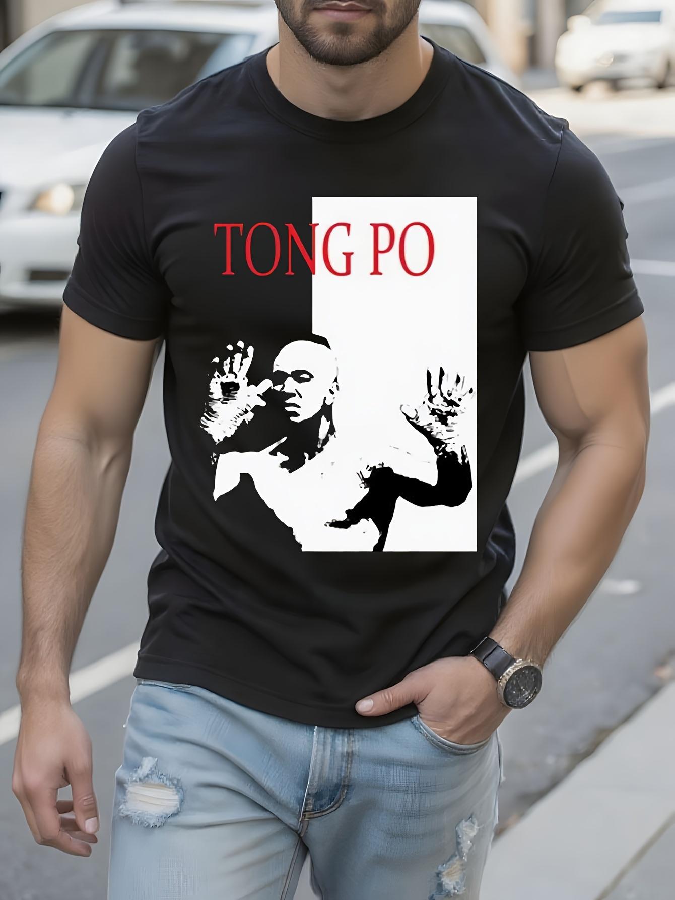 Kickboxer Van Damme Tong Po Scarface Style Retro Movie Ts... L