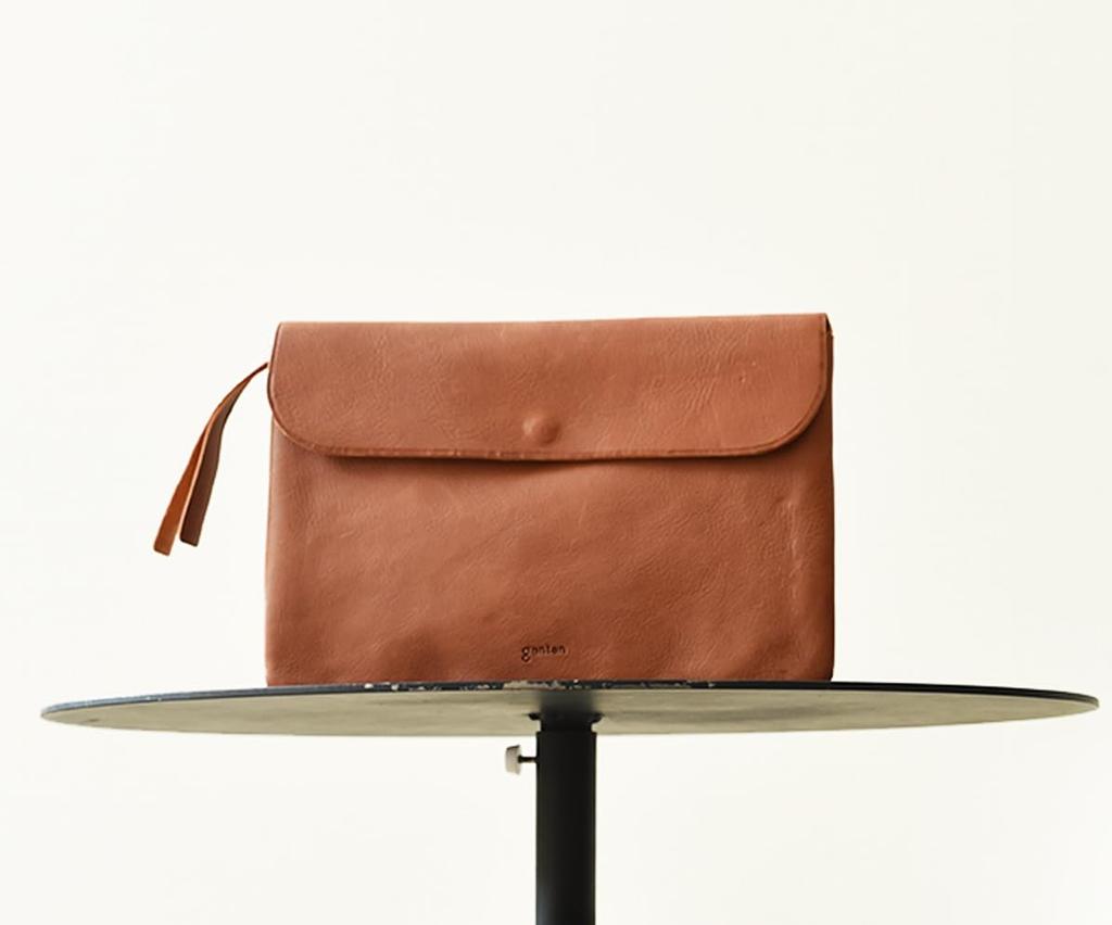 Genten Sustainable Makeup Case, Brown