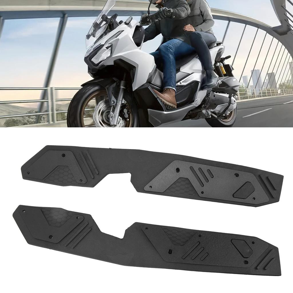 1Pair Motorcycle Footrest Pedal Pad Left Right Anti Slip Stylish Rugged Foot Pegs Plate Pad For ADV160