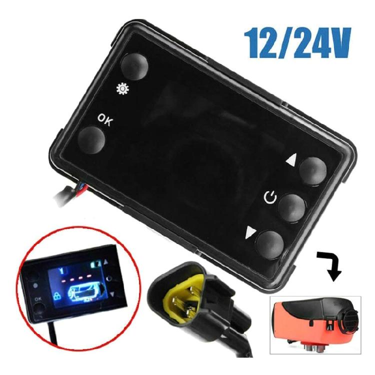 12V LCD Monitor Schalter Auto Fernbedienung für LKW Luft für Dieselheizung Par