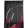 Red Wine Wine Bottle Wine Glass Sheer Tulle Window Curtains For Living Room Bedroom Kitchen Veiling Curtain Home Decoration