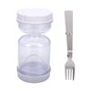 Pickle Jar Pickle Container Leakproof Juice Separator Multifunction Hourglass Olives Jar for Airtight Storage with