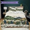 Wreath Decorations Pattern Bedding uilt Set uilt Cover Pillowcase Home Decoration Birthday Gift (1 * duvet cover + 2 * pillowcase without core)_XIA
