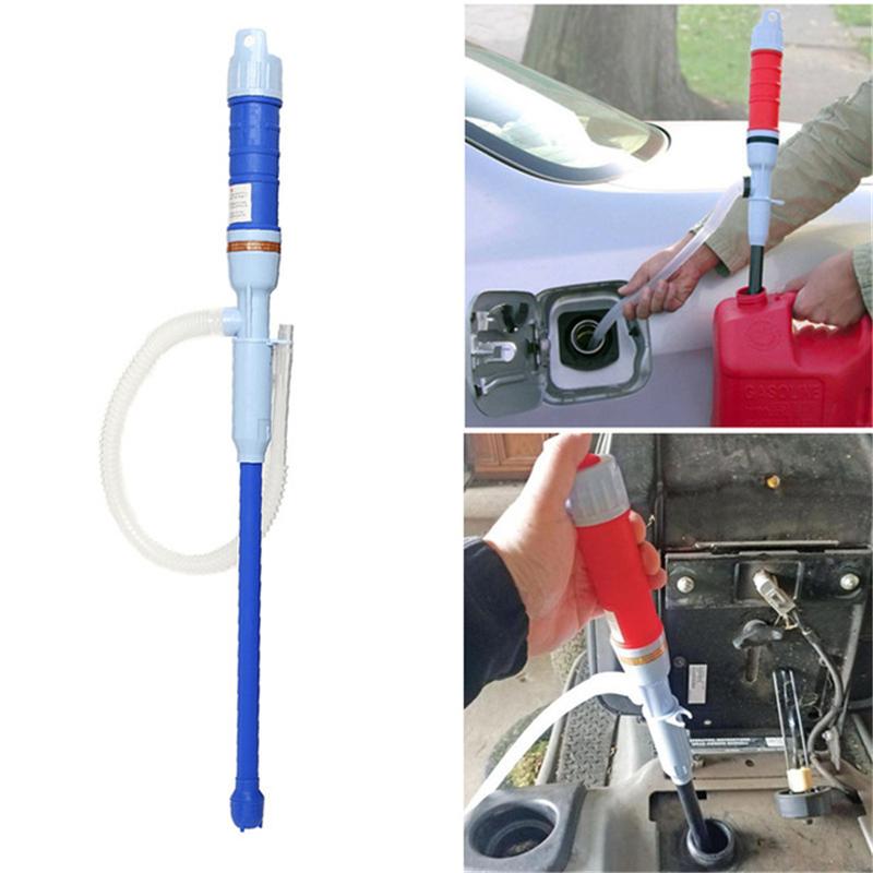 Electric Oil Pump Siphon Liquid Transfer Pump Handheld Pump Battery Operated Water Gas Tools Portable Car Siphon Petrol Fuel
