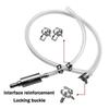 Motorcycle Brake Bleeder Kit, Manual Fluid Extractor Pump, One-Way Check Valve Hydraulic Brake Clutch Bleeding Tool, With Alumin