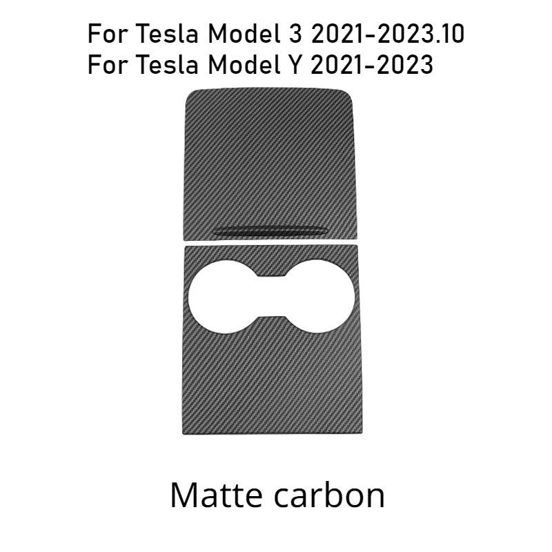Pro Tesla Model 3 Y Záplata na středovou konzoli s tlačnou rukojetí Panel středové konzole ABS Kryt Pasuje k Originálnímu Autu Ochranný Dekor