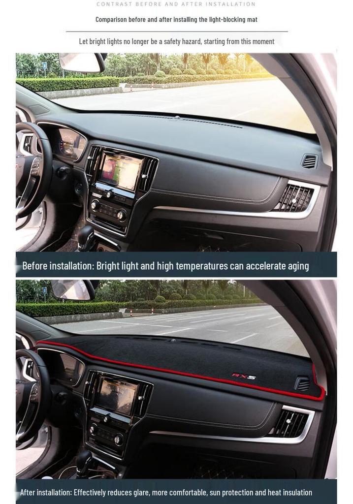 BYD Han EV Dashboard Sunshade Mat - Heat Insulation, Sun Protection, Interior Modification