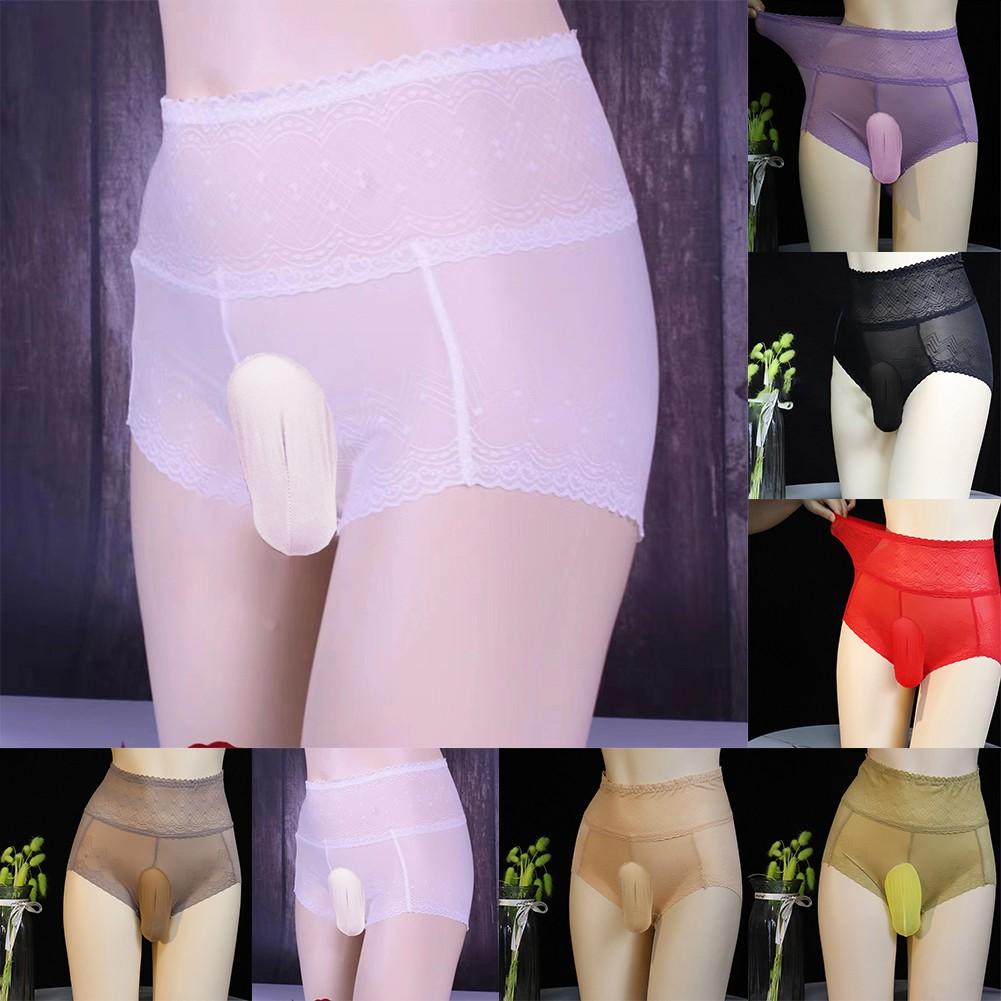 Lingerie Mens Underwear Mesh Panties Polyester Regular