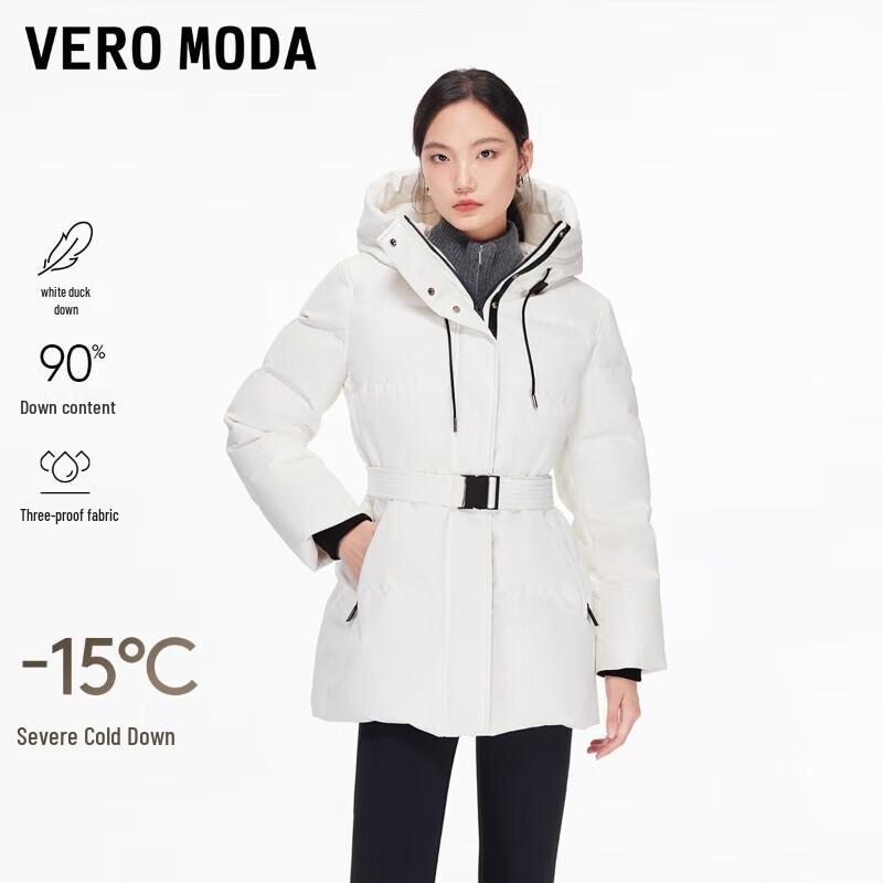 VEROMODA Women s Hooded 90% White Duck Down Puffer Jacket S