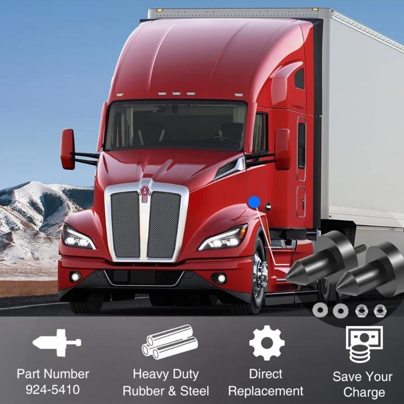 Motorhauben-Stifte Buchsen-Kit Montage Kompatibel für T450 T470 T600 T800 M17402 924-5410 M17527 S-18871 Automobilzubehör