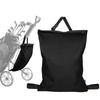 Large Capacity Golf Push Cart Storage Bag 3 Wheel Push Pull Cart Backside Extension Storage Bag with Zipper Closure