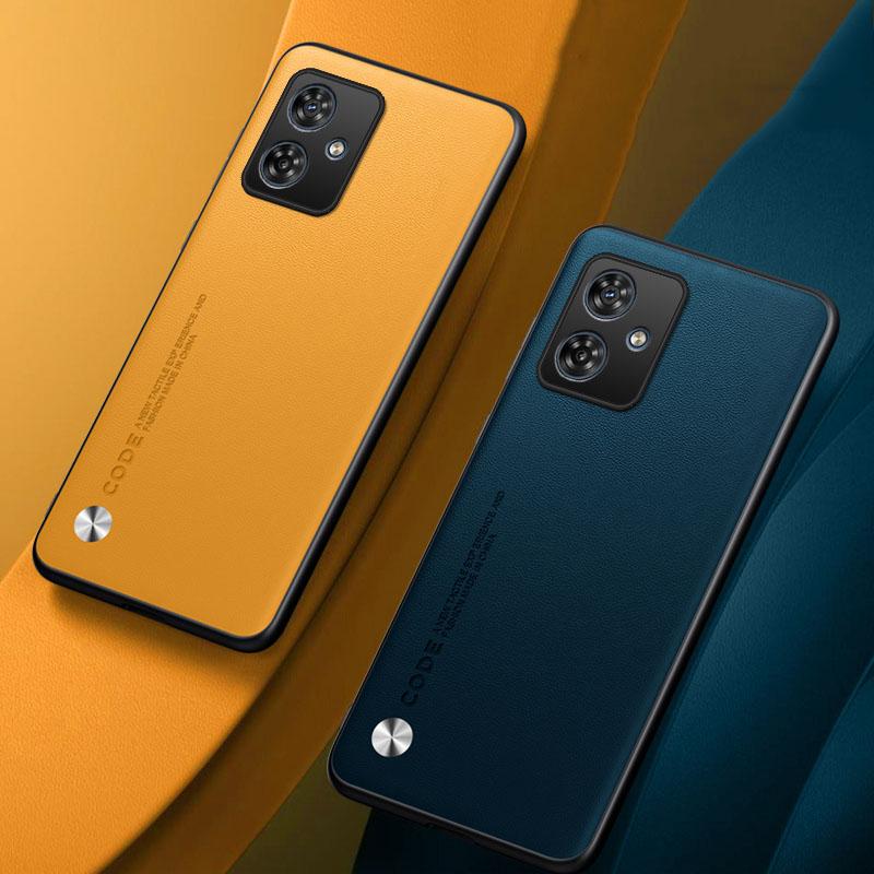 PU Leather Phone Case For Motorola G56 G86 G05 G54 G34 G24 G14 G15 G35 G45 G55 G75 Plain Skin Back Cover For Moto G84 G85 G54