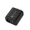 Pd Type C Usb Quick Charge 3.0 Wall Phone Charger 20W Fast Charging Digital Display Charger Adapter