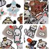 11 Pcs Animal Sew On/Iron On Patches Cats Embroidered Patches Rabbits Repair Patches Applique Patches for Clothes