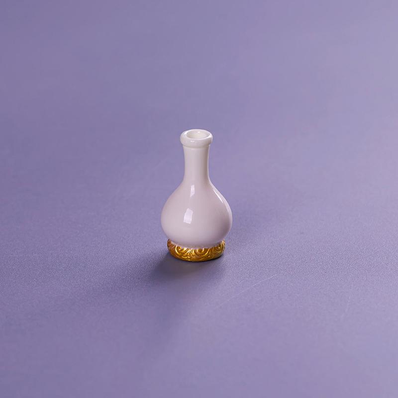 Micro Landscape Simulation Antique Style Decorative Vase Mini Resin Decoration Diy Accessories Doll House Car Desktop Decoration
