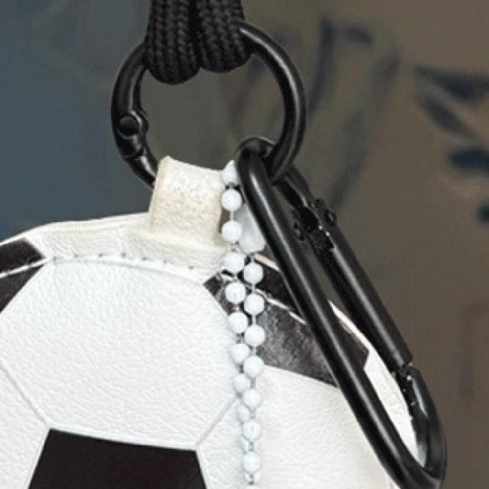 Cartoon Sports Ball Keychain PU Leather Sports Themed Gift Charm Gift for Sports Lovers