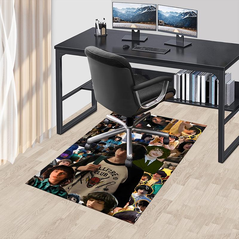 1pc Stranger Things Upside Down Adventure Carpet for Playroom Bedroom Living Room Sofa Home Decor,kids Game Area Rug Non-slip Floor Mat Y72982