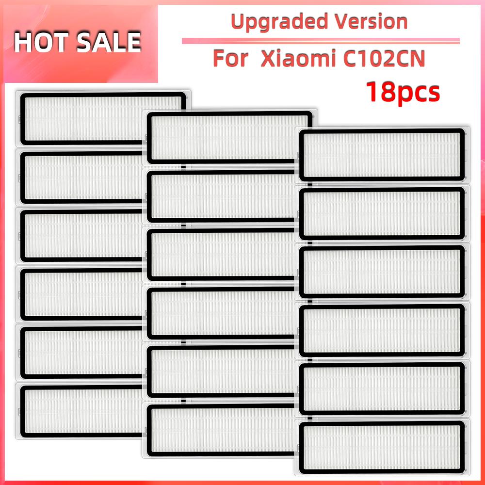 Compatible for Xiaomi C102CN Robot Cleaner  Replacement Main Side Brush Hepa Filter Mop Pad Dust Bag Spare Parts Accessories