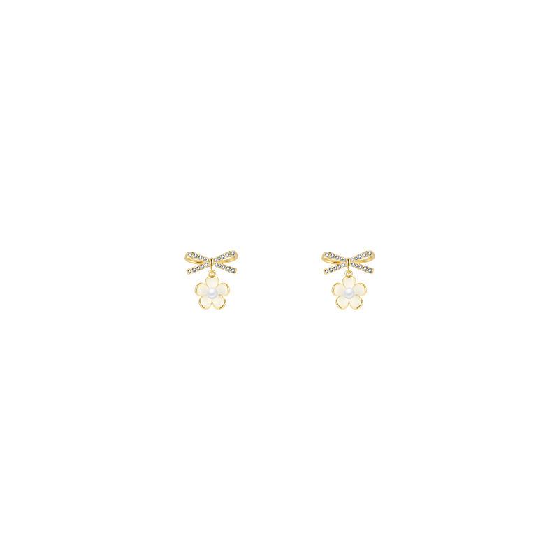 Elegant Bowknot Flower Earrings: 2025 Trendy High-End Design for Women