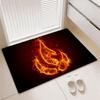Avatar The Last Airbender Floor Mat Soft Thickened Flannel Door Mat Non-Slip Living Room Rug Home Decor