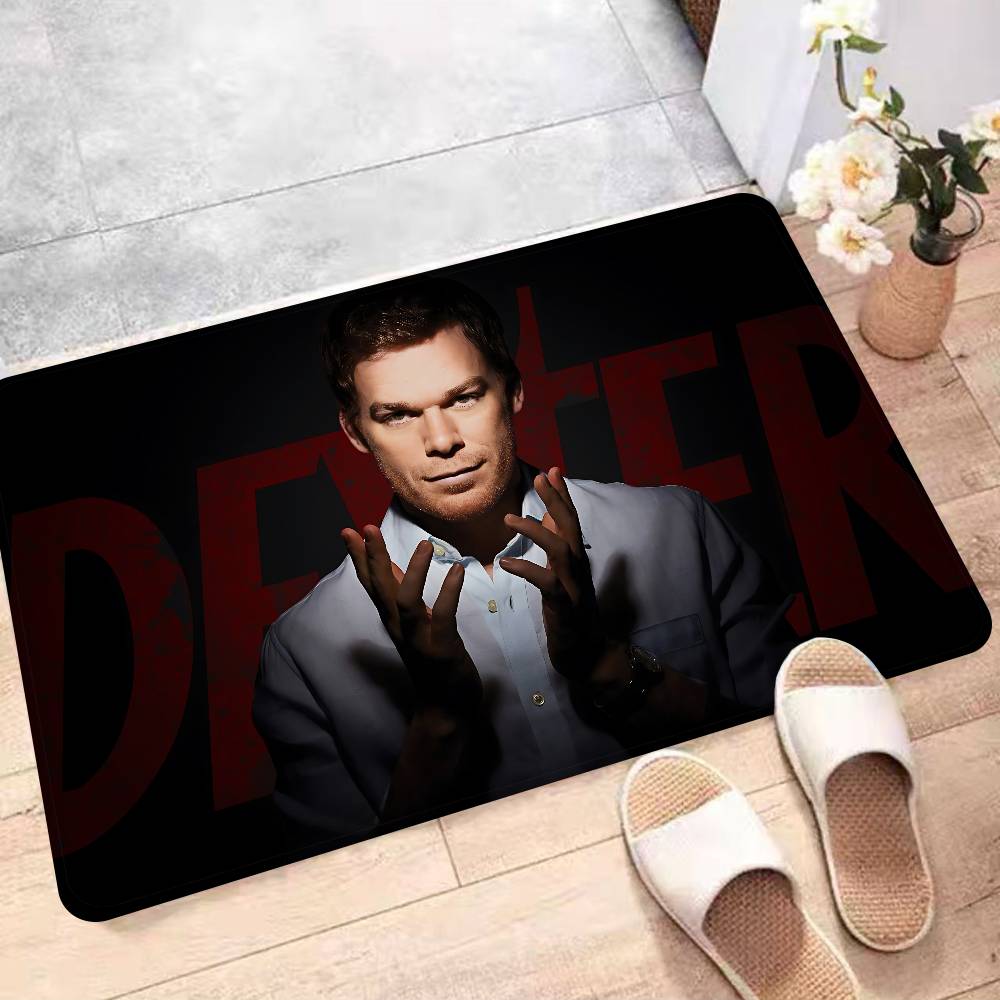Classic Horror TV Dexter Door Mat Washable Non-Slip Living Room Sofa Chairs Area Mat Kitchen Doormat Area Rug