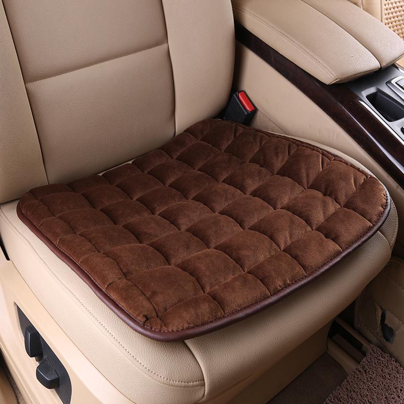Universal Non-Slip Winter Car Seat Cushion, Tie-Free, 3-Piece Set, No Backrest