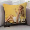 Singer Sabrina Carpenter Soft Comfortable Pillow Case Cartoon For Sofa Living Cat Room Home Office Retro Decor Protective Cover