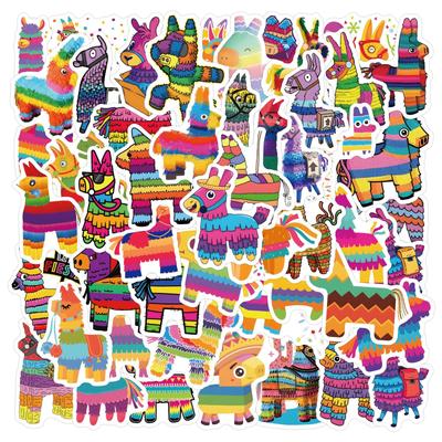 60 New Pinata Doodle Stickers Decorative Notebook Suitcase Cartoon Stickers