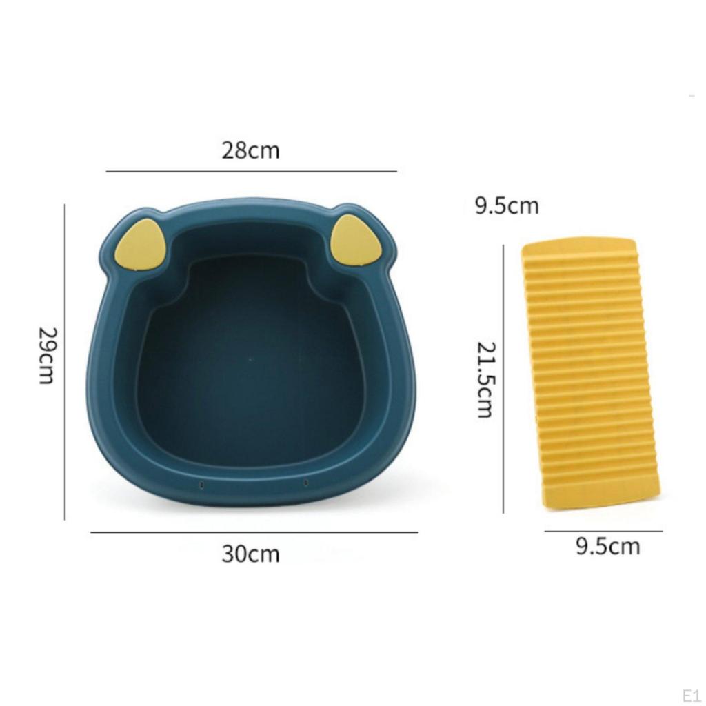 Washboard Wash Basin Thickened Material Laundry Sink with Versatile Hand Tub
