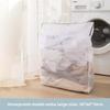 Three-dimensional Portable Honeycomb Mesh Zipper Laundry Bag for Household Washing Machines, Anti-deformation Mesh Bag