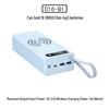 16-Slot DIY Removable 18650 Battery Power Bank with Fast Wireless Charging