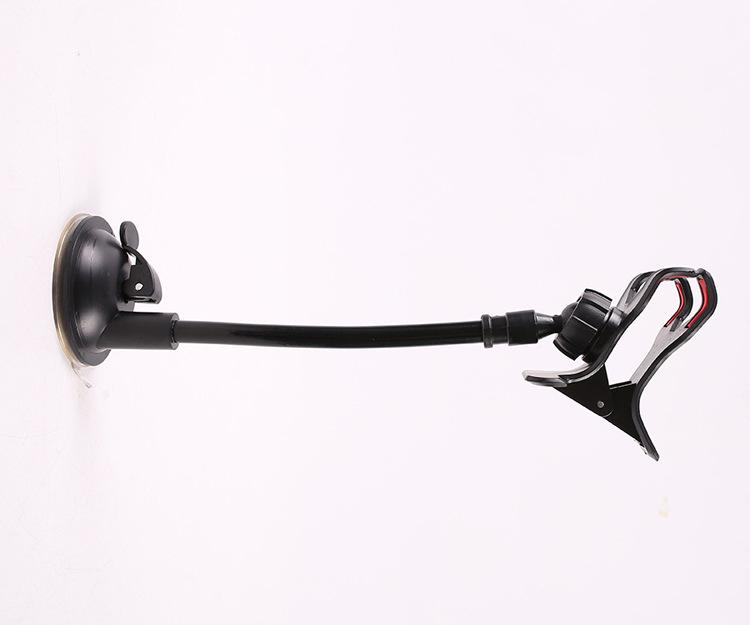 Saugbecher Gitarren-Handyhalter – Schwarzer Kunststoff-Clip-Ständer