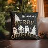 Home Decor Christmas Trees Pattern Pillow for Home Decor Pattern Cushion Cover Suitable for Sofa Bedroom Car Pillow Cover
