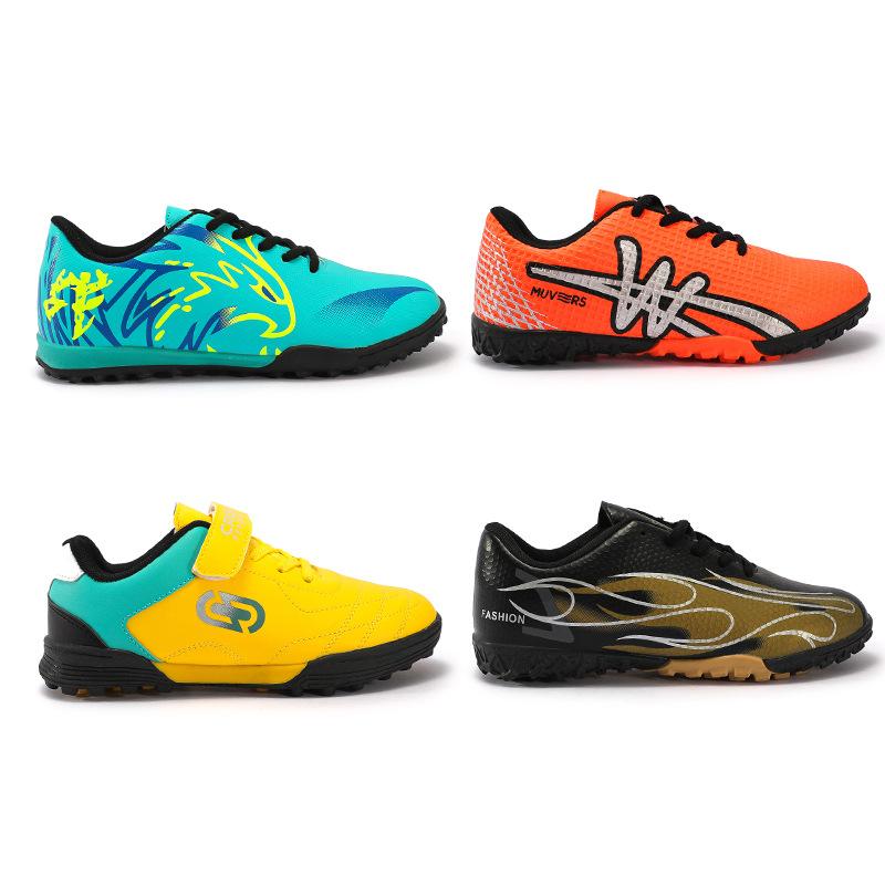 New special broken nails TF football shoes children's non-slip boys and girls training shoes artificial grass game shoes