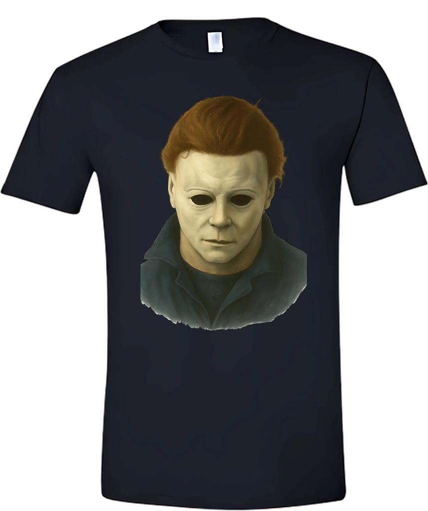 Michael Myers Mask Halloween Short Sleeve T-Shirt