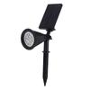 LED Solar Lawn Lights Spotlights with 18pcs Chips for Outdoor Garden Park Yard Spike LampsWhite